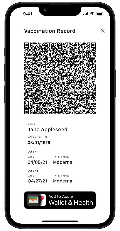 smart health card apple wallet ios 15|add to apple health wallet.